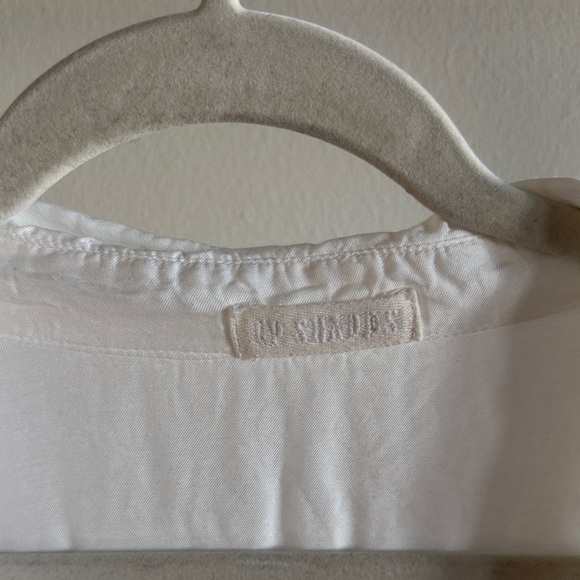 CP Shades White Rayon/Silk Button Down Shirt - Picture 3 of 7